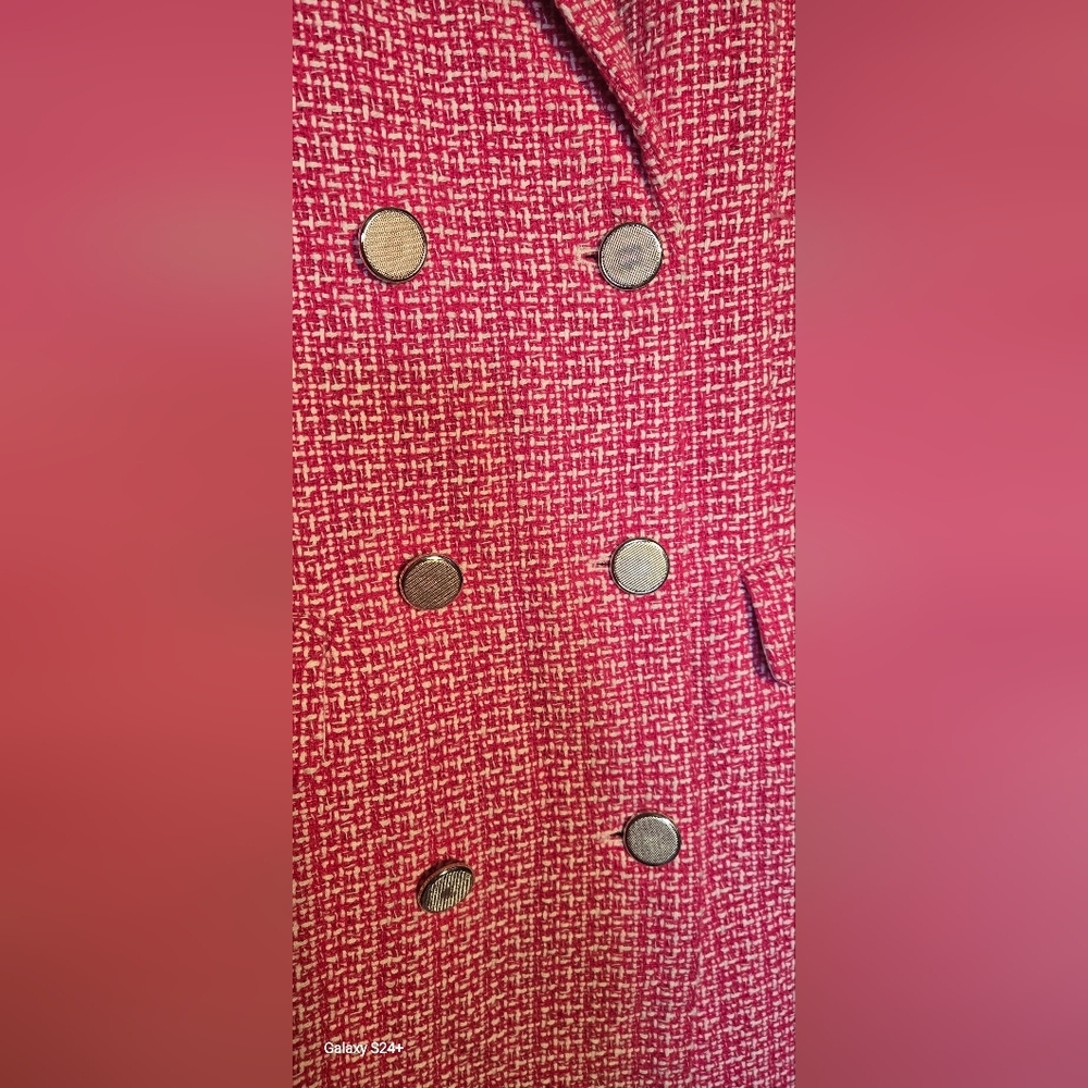 Nicole Miller Pink and White Patterned Garment - Picture 4 of 13